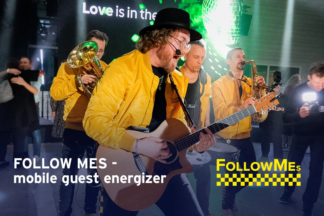Follow-me-Service für internationale Firmeneventreihe gebucht.